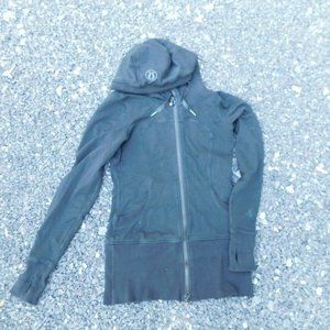 Lululemon Athletica Hooded Hoodie Size 12 Womens Black